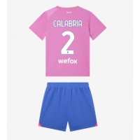 AC Milan Davide Calabria #2 Rezervni Dres za djecu 2023-24 Kratak Rukav (+ Kratke hlače)